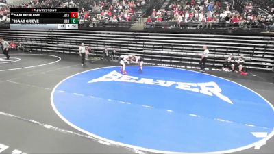 5A 157 lbs Quarterfinal - Isaac Grieve, Highland vs Sam Menlove, Alta