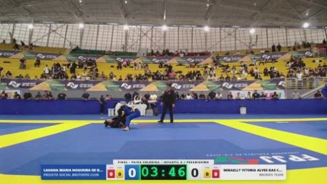 LAUANA MARIA NOGUEIRA DE BARROS vs MIKAELLY VITORIA ALVES DAS CHAGA 2026 FPJJ Circuito Paulista GI Etapa 3