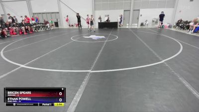 100 lbs Placement Matches (16 Team) - Bricen Spears, Indiana vs Ethan Powell, Ohio Red
