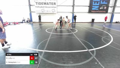 127 lbs Rr Rnd 2 - River Lilly, Indiana Outlaws Silver vs Christopher Delaplain, Shore Thing Sand