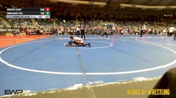 73 lbs Consi Of 16 #1 - Drake Lear, Fort Gibson Youth Wrestling vs Emiliano Cid, Toss Em Up