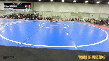85 lbs Rr Rnd 1 - Bella Hutchison, Super Girls K-6 vs Reese Ford, POWA K-6