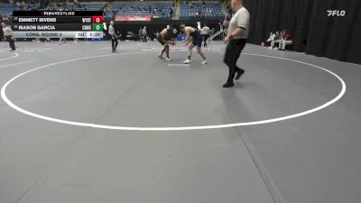 285 lbs Cons. Round 2 - Emmett Bivens, Wayland Baptist vs Mason Garcia, Concordia