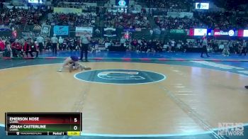 A - 103 lbs Semifinal - Jonah Casterline, Laurel vs Emerson Nose, Laurel