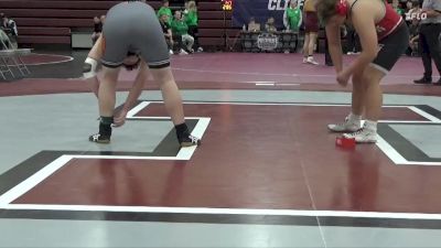 215 lbs Cons. Round 1 - Christopher Foss, Waterloo East vs Hudson Herboldsheimer, Lisbon