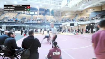 157 lbs Champ. Round 1 - Johhny White, Ouachita Baptist vs Nick Holloway, Schreiner Univsrity