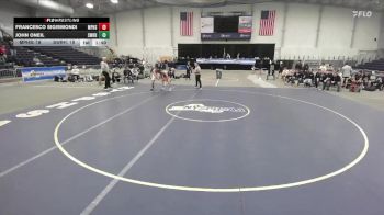 165 lbs Finals (4 Team) - Francesco Sigismondi, Miller Place High Sch vs John ONeil, Shoreham Wading River HS