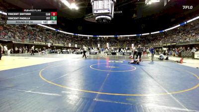 50 lbs Round Of 16 - Vincent Switzer, Clarion vs Vincent Padilla, Pittston Area