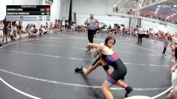 80 lbs Round 6 (8 Team) - Breslyn Simmons, OMP vs Jensen Long, U2 Vougars Uprising VHW