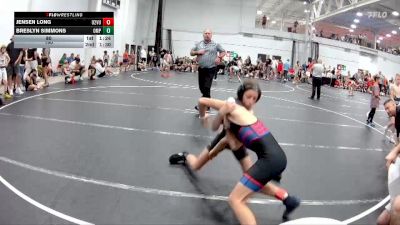 80 lbs Round 6 (8 Team) - Breslyn Simmons, OMP vs Jensen Long, U2 Vougars Uprising VHW