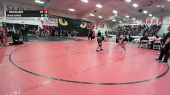 190 lbs Cons. Round 3 - Ani Salazar, Hemet vs Layla Lopez, Trabuco Hills