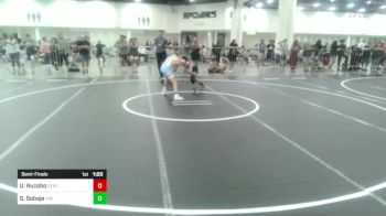 78 lbs Semifinal - Urijah Rucobo, Central Coast Most Wanted vs Seth Sobaje, The Empire