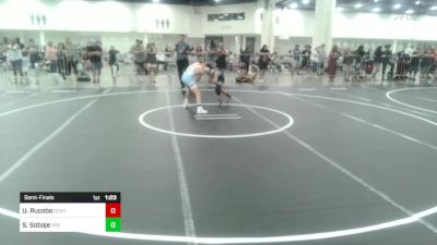 78 lbs Semifinal - Urijah Rucobo, Central Coast Most Wanted vs Seth Sobaje, The Empire
