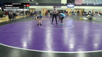 120 lbs Cons. Round 2 - Thierrina Wolotoh, Cedar Rapids Jefferson vs Lili Moses, Xavier