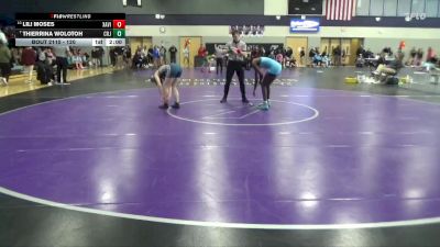 120 lbs Cons. Round 2 - Thierrina Wolotoh, Cedar Rapids Jefferson vs Lili Moses, Xavier