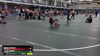 72 lbs Finals (2 Team) - Bryce Thomas, Rampage vs Tyler Gieger, M2TCNJ