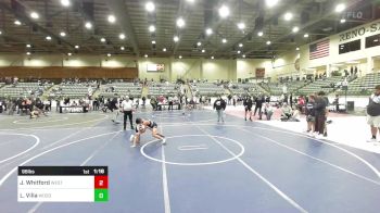 98 lbs Semifinal - Johnny Whitford, Westlake vs Lucca Villa, Wood River