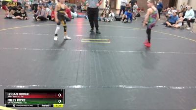 64 lbs Round 3 (8 Team) - Logan Dodge, Ares Black vs Miles Pitre, Untouchables