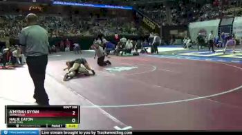 159 lbs Cons. Round 2 - Halie Eaton, Blair Oaks vs A`Myrah Syyan, Waynesville