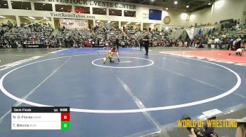 49 lbs Semifinal - Nathan Diaz-Flores, Warriors Of Christ WOC vs Troy Blevins, Punisher Wrestling Company