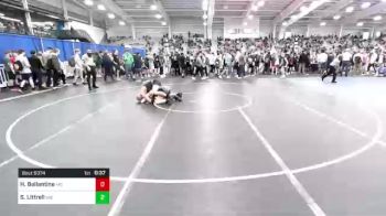 138 lbs Consi Of 16 #2 - Hunter Ballantine, MD vs Seth Littrell, MO