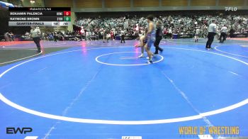 145 lbs Quarterfinal - Benjamin Palencia, Damaged Ear Wrestling Club vs Raymond Brown, Storm Wrestling Center