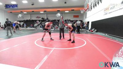 130-140 lbs Rr Rnd 4 - Jax Reeves, Checotah Matcats vs Zeke Hushbeck, Verdigris Youth Wrestling