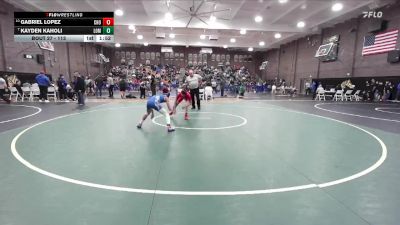 113 lbs Champ. Round 1 - Kayden Kaholi, Lompoc vs Gabriel Lopez, Chowchilla