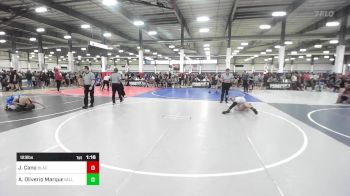 123 lbs Round Of 16 - Jeremiah Cano, BlackCat WC vs Adrian Oliverio Marquez, Valley Vipers