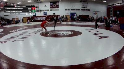 165 lbs Champ. Round 1 - Christian Gilbert, Carthage College vs Toren Vandenbush, Msoe