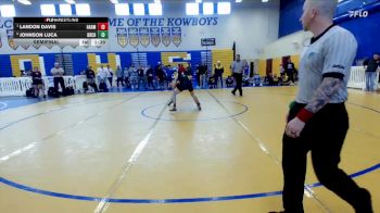 126 lbs Semifinal - Landon Davis, Harmony vs Johnson Luca, Boca Raton Community H S