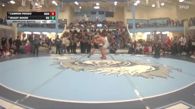 175 lbs 3rd Place Match - Boady Baker, Minico vs Camron Pedigo, Mountain Home