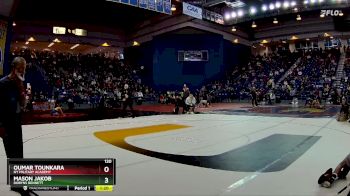 120 lbs Quarterfinal - Oumar Tounkara, NY Military Academy vs Mason Jakob, Dobyns Bennett