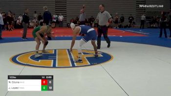 122 lbs Quarterfinal - Noah Ozuna, Bakersfield vs Johnny Lopez, Poway