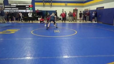 152 lbs Round Of 32 - Rocco Chenet, Moon vs Andrew Leopold, Franklin Regional