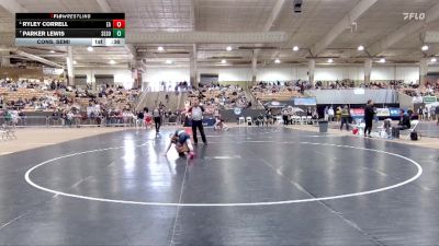 A 113 lbs Cons. Semi - Ryley Correll, Eagleville High School vs Parker Lewis, Samuel Everett School Of Innovation