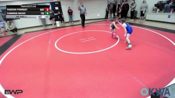 49 lbs Rr Rnd 2 - Paeson Forrest, Northeast Take Down Club vs Cambrie Kelso, Tiger Trained Wrestling