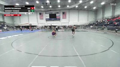 157 lbs Champ. Round 1 - Martin Palomeque, Hunter vs Kennedy Thomas, Unattached