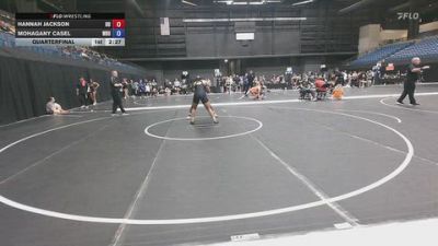 160 lbs Quarterfinal - Mohagany Casel, Wayland Baptist University vs Hannah Jackson, Ottawa University