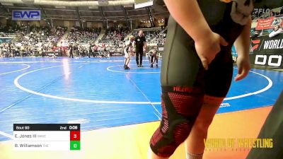 100 lbs Consi Of 16 #2 - Ladd Riopel, Spearfish Wrestling vs Collin Randall, Keystone Wrestling Club