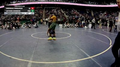 4A 126 lbs Cons. Semi - Brennan Ferguson, Cuthbertson High School vs Jayvion Johnson, Pine Forest