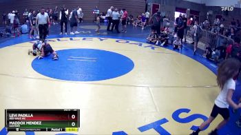 58 lbs Cons. Semi - Levi Padilla, RED WAVE WC vs Maddox Mendez, Kastner