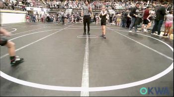 67 lbs Rr Rnd 1 - Aspen Kincannon, Team Nomad vs Rye Bowerman, Madill Takedown