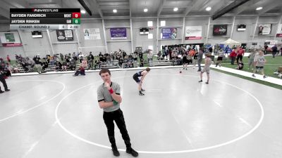 Junior Boys - 132 lbs Champ. Round 2 - Bayden Fandrich, Montana vs Jayden Rinken, Immortal Athletics WC