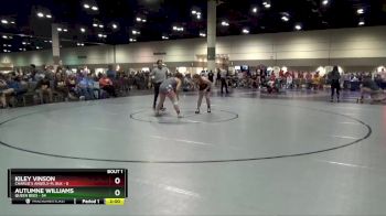 155 lbs Round 1 (8 Team) - Kiley Vinson, Charlie`s Angels-FL Blk vs Autumne Williams, Queen Bees