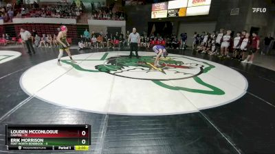 126 lbs Round 2 (8 Team) - Louden McConlogue, Canyon vs Erik Morrison, Fort Worth Benbrook