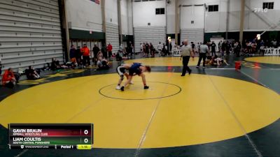 138 lbs Semifinal - Gavin Braun, Kimball Wrestling Club vs Liam Coultis, South Central Punishers