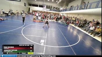 150 lbs Semifinal - Max Richins, Wasatch vs Morgan Ostler, Elite Wrestling