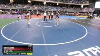 5A 126 lbs Champ. Round 1 - Emily Loya, Dumas vs Eryn Castor, Rosenberg Terry