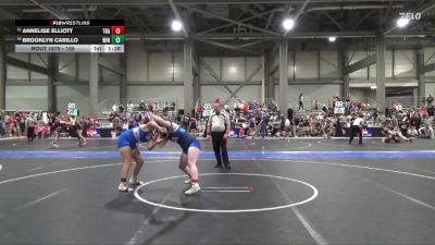 165 lbs Cons. Round 3 - Brooklyn Carillo, Winfield vs Annelise Elliott, Trailblazer